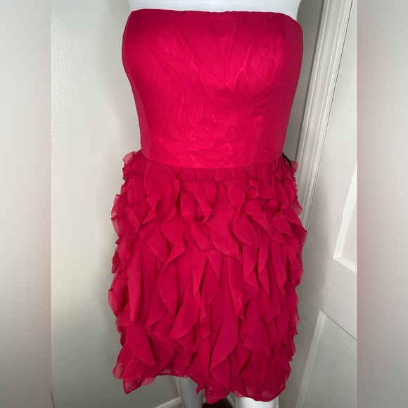 aiden Aiden Mattox NWT Elegant Strapless Pink Dress PICTURED AS IS - Picture 2 of 10